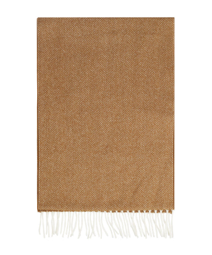 Wollschal 180x30 | Braun