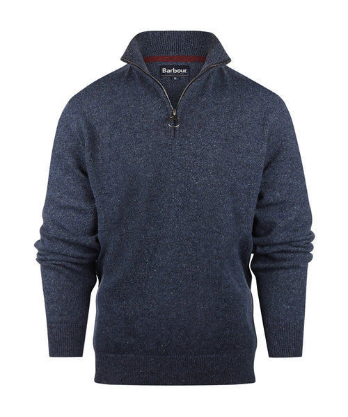 Trui Tisbury hoge rits | Blauw