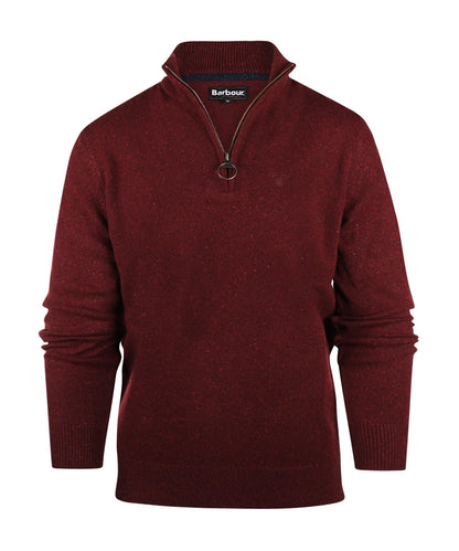 Tisbury Pullover mit hohem Reißverschluss | Bordeauxrot