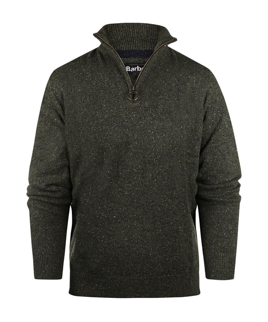 Tisbury Pullover mit hohem Reißverschluss | Grün