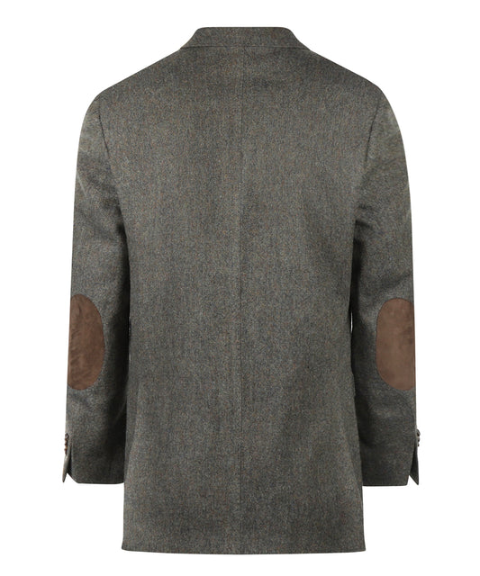 Tweed-Blazer | Grün