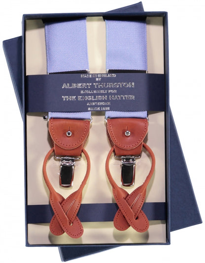 2-in-1-Zahnspange mit Clips und Riemen | Blau