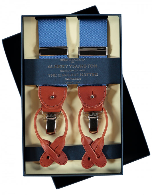 2-in-1-Zahnspange mit Clips und Riemen | Blau