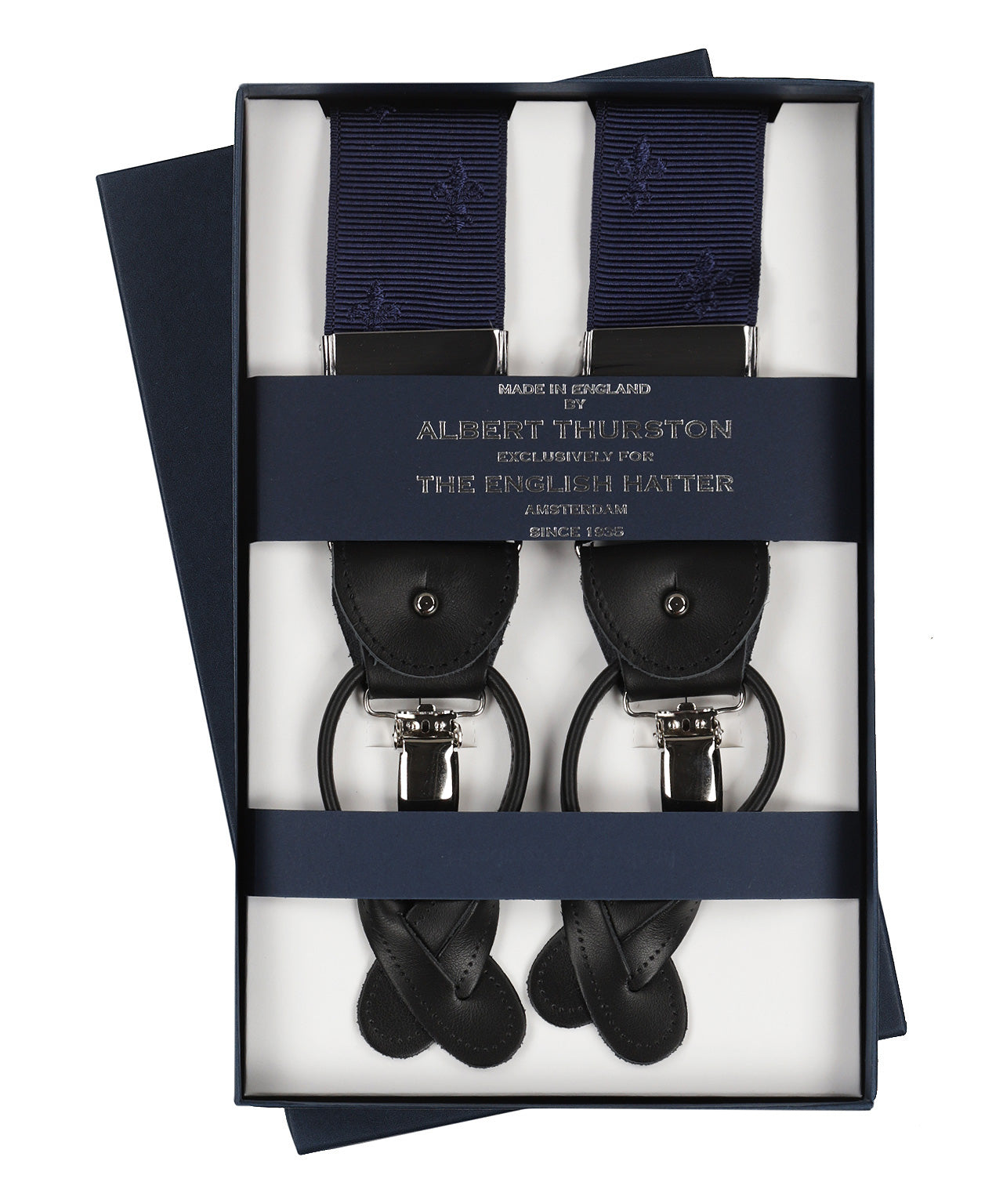 2-in-1-Zahnspange mit Clips und Riemen | Blau