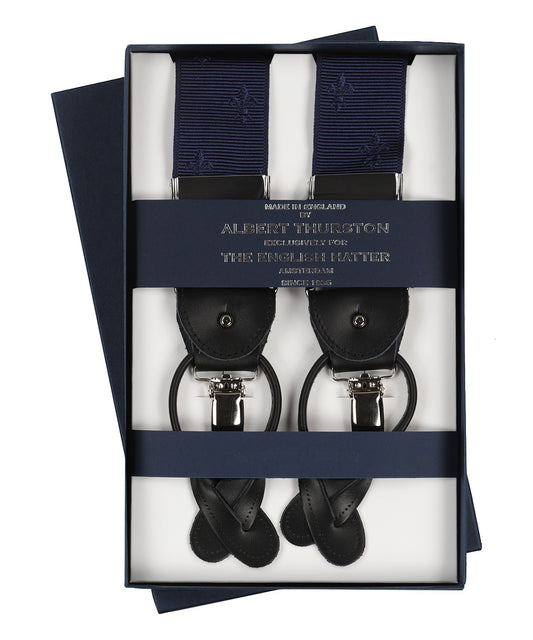 2-in-1-Zahnspange mit Clips und Riemen | Blau