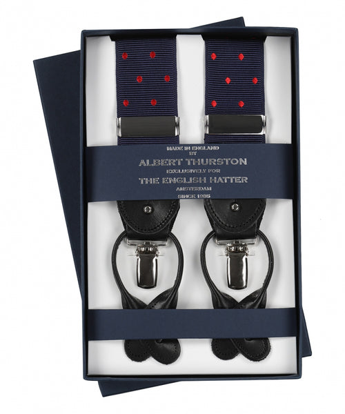 2-in-1 Braces with Clips and Straps | Blue