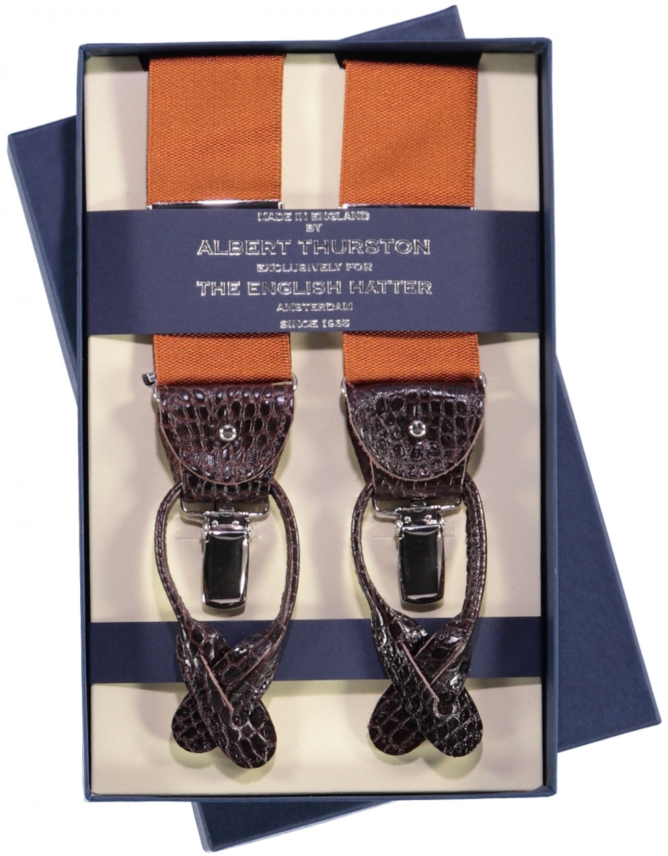 2-in-1-Zahnspange mit Clips und Riemen | Braun