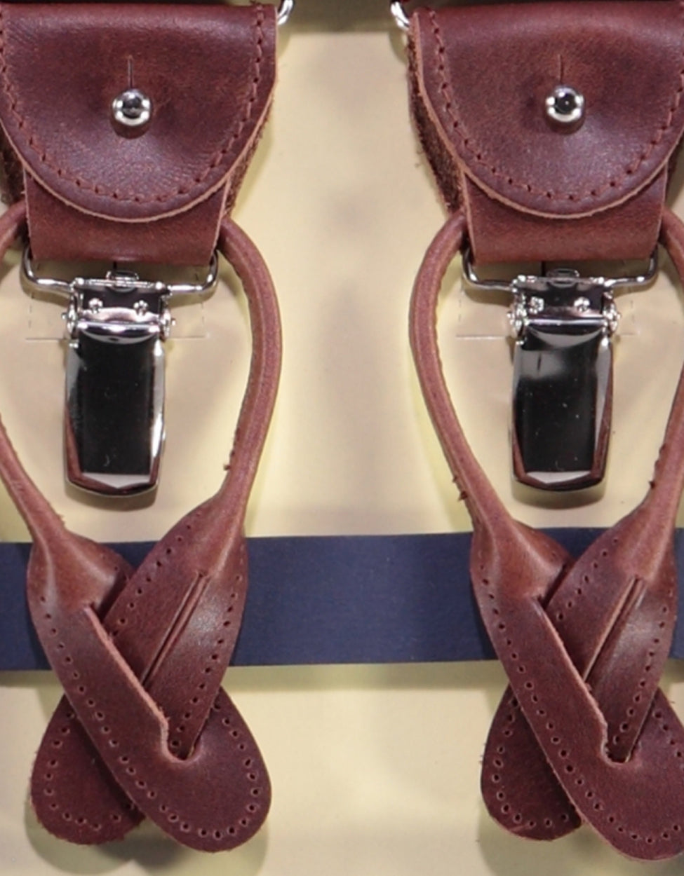 2-in-1 Braces with Clips and Straps | Red