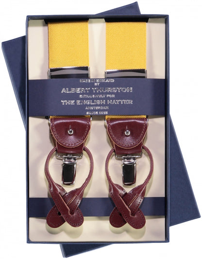 2-in-1-Zahnspange mit Clips und Riemen | Gelb