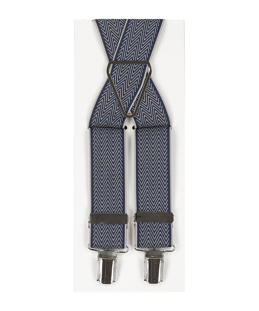 Zahnspange mit 4 Clips | Blau