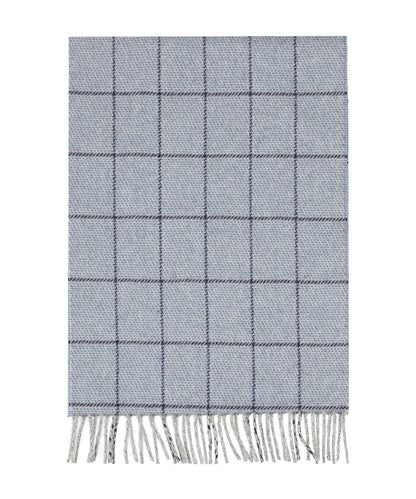 Scarf Wool with Cashmere | Blue