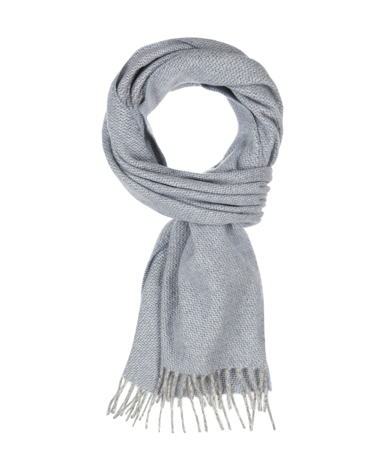 Sjaal Wol/Cashmere 35X190cm | Licht Blauw