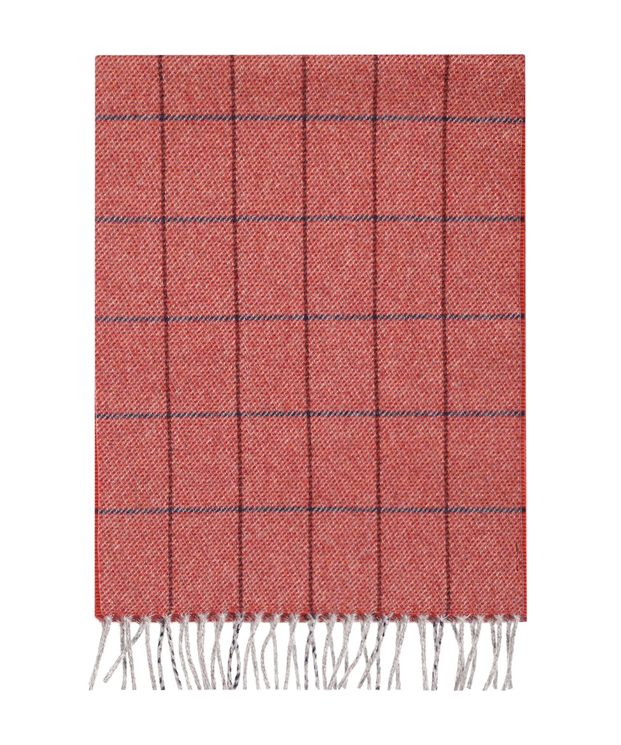Sjaal Wol/Cashmere 35X190cm | Rood Ruit