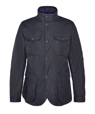 Barbour Wax jacket Ogston | Navy Blue