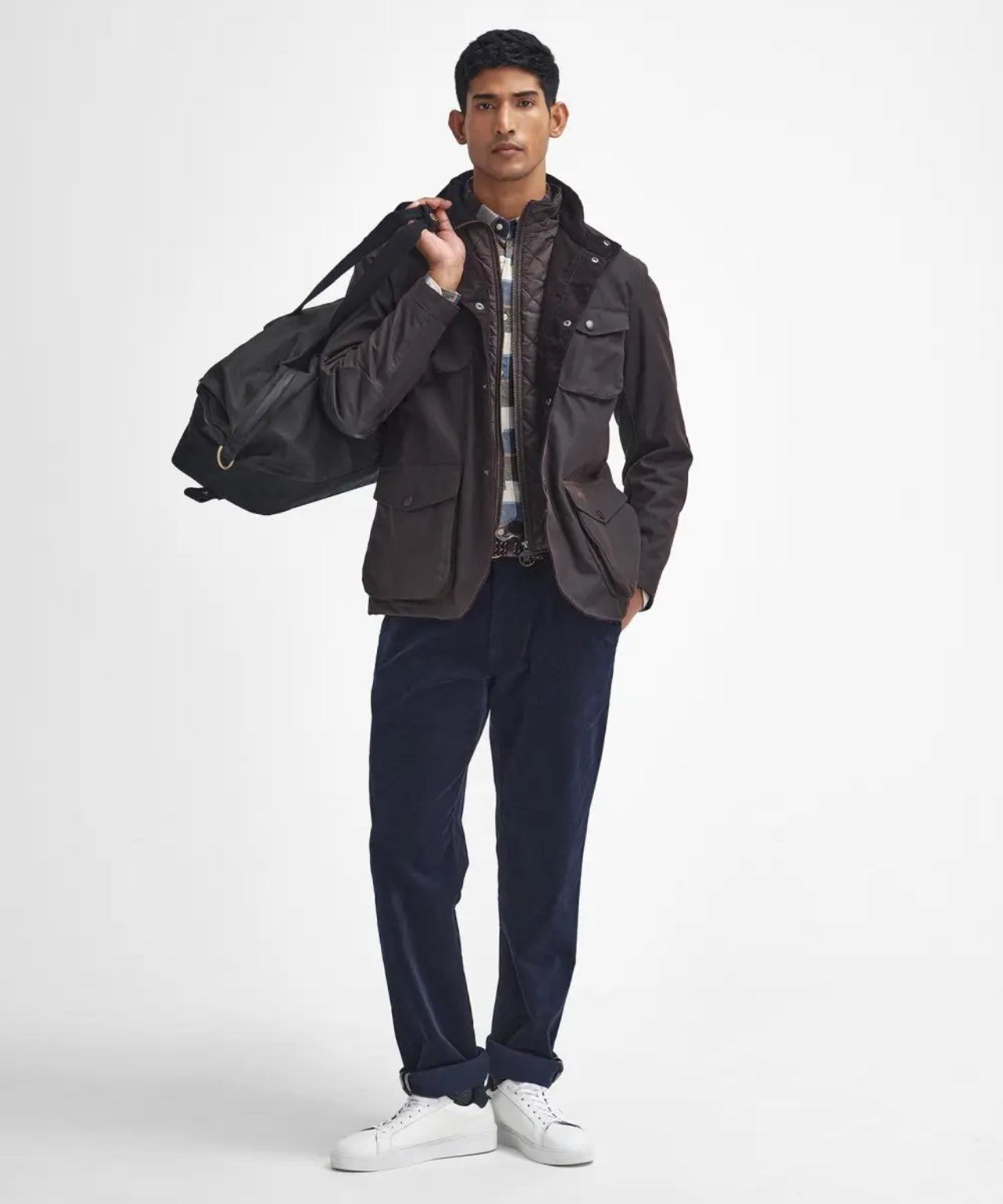 Barbour Wachsjacke Ogston | Braun