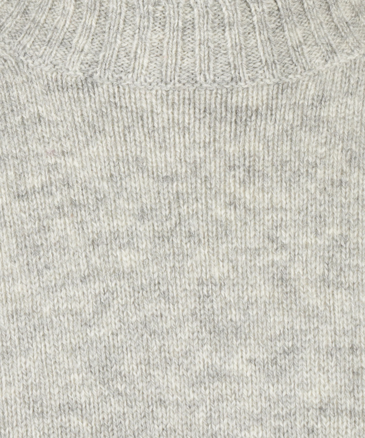 Alan Paine Shetland Pullover mit Rundhalsausschnitt | Grau