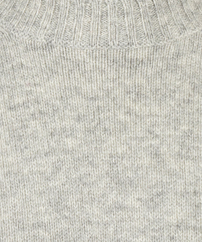 Alan Paine Shetland Pullover mit Rundhalsausschnitt | Grau