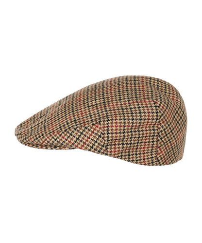 Cap Cashmere Mix | Camel Houndstooth
