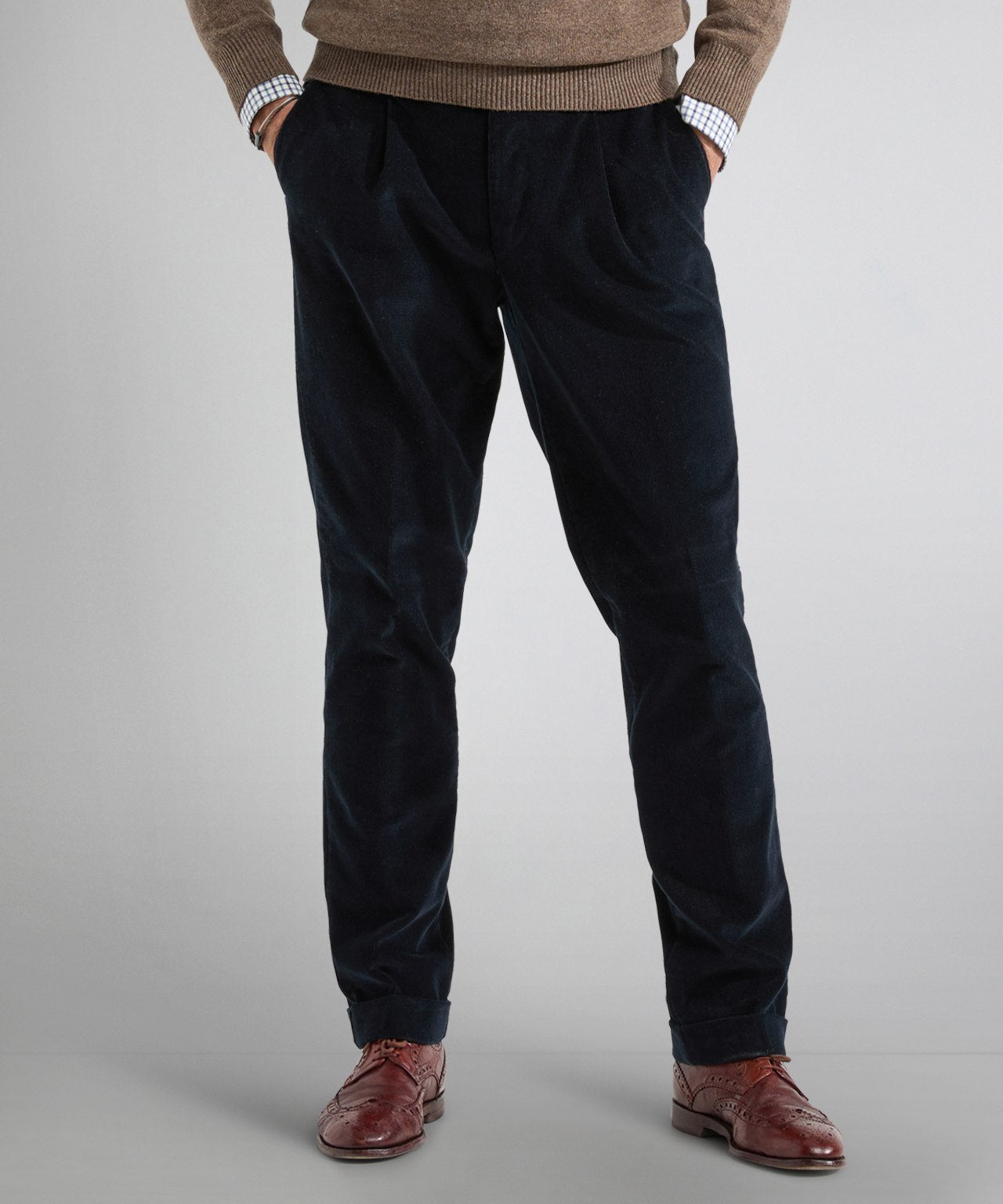 Liverpool Cordhose | Marineblau