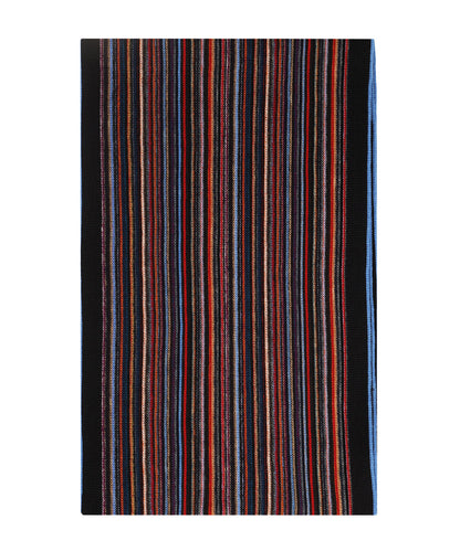 Wollstrickschal 180x26 | Blau
