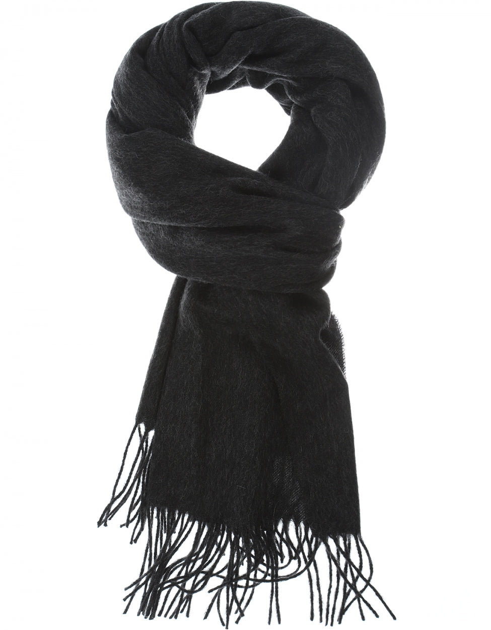 Sjaal Lamswol 48x190 | Charcoal