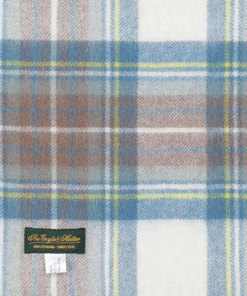 Scarf lambswool 190x48 | Blue