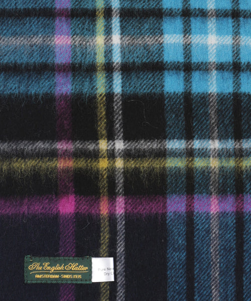 Sjaal lamswol 190x48 | Blauw