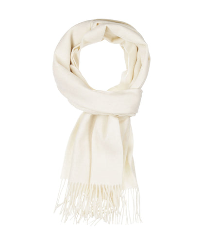 Sjaal Lamswol 48x190 | Cream