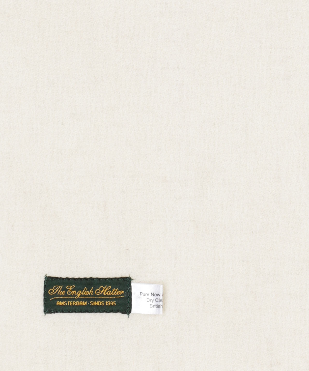 Sjaal Lamswol 48x190 | Cream