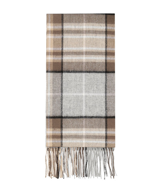 Lammwollschal 190 x 48 cm | Braun