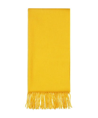 Scarf lambswool 190x48 | Yellow