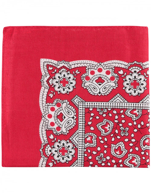 Farmer's Handkerchief | Flower Red