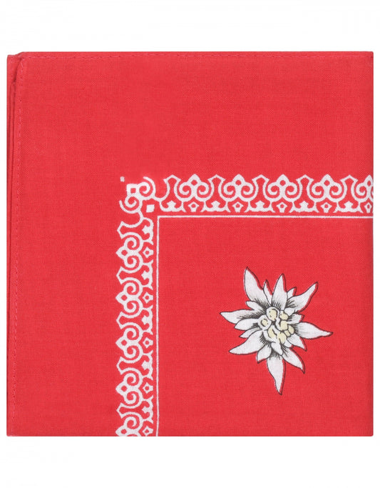 Bauerntaschentuch | Große rote Blume