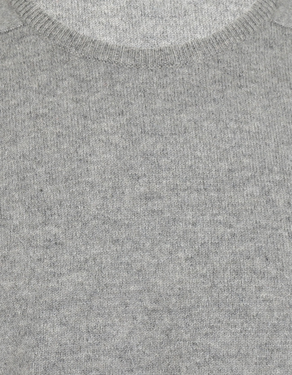 William Lockie Rundhalspullover aus Lammwolle | Flanell