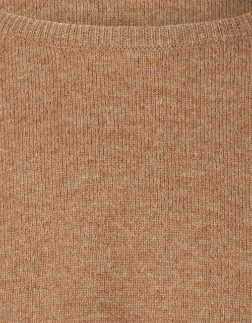 William Lockie Round Neck Lambswool Pullover | Driftwood