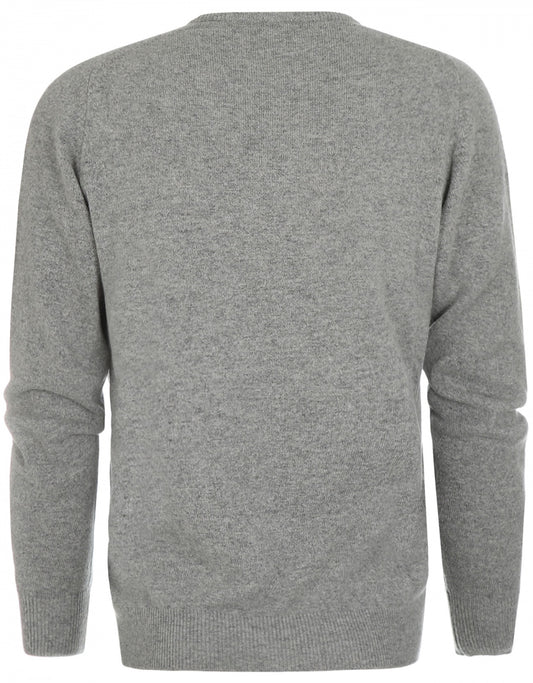 William Lockie V-neck Lambswool Pullover | Flannel