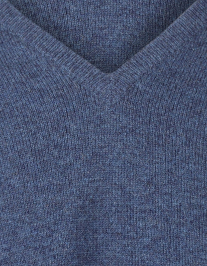 William Lockie V-Ausschnitt-Pullover aus Lammwolle | Rhapsody