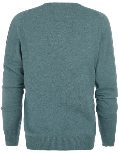 William Lockie V-Ausschnitt-Pullover aus Lammwolle | Caspian