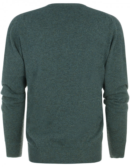 William Lockie V-neck Lambswool Pullover | Moorland
