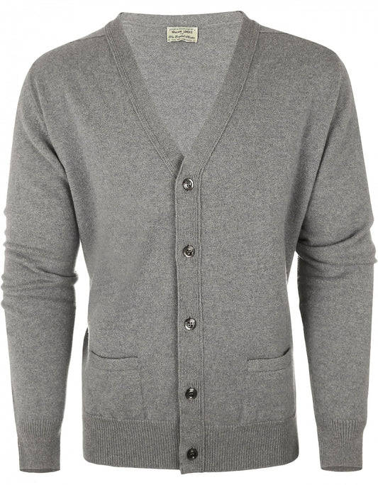 Weste mit Knöpfen aus Lammwolle | Flanell