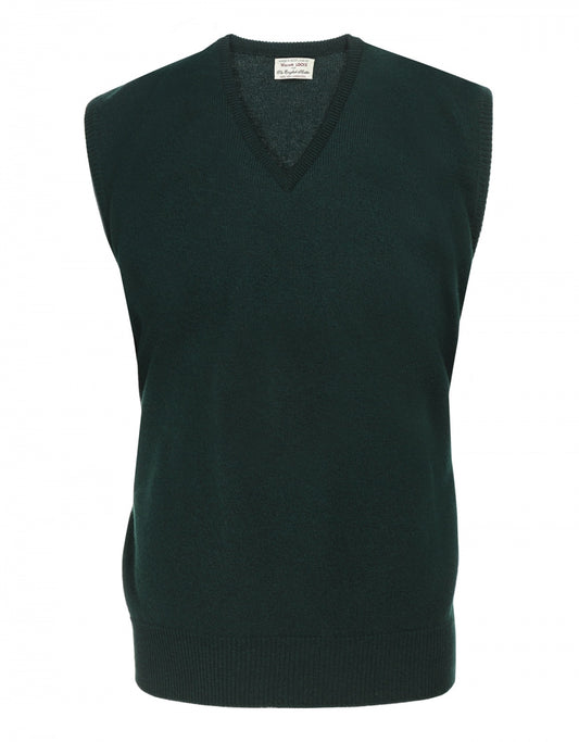 Slipover Lamswol | Tartan Green