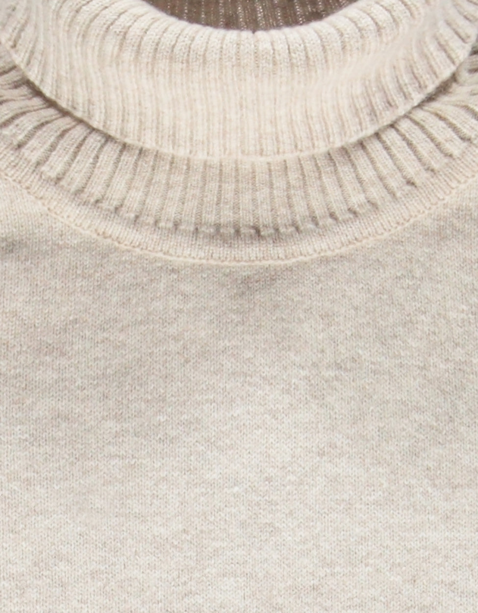 William Lockie Rollkragenpullover aus Lammwolle | Beige
