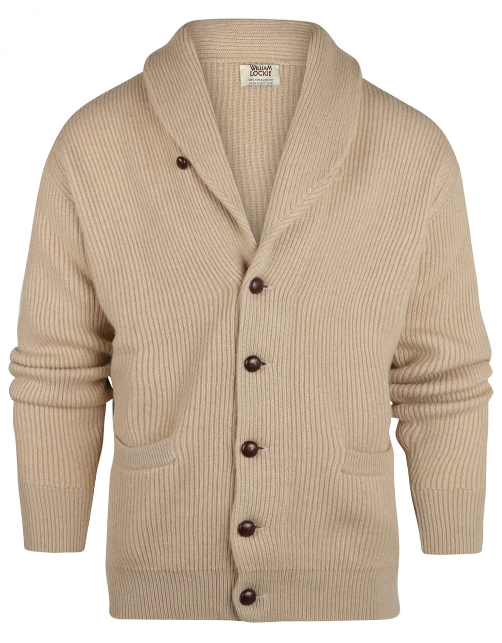 Kameelhaar Sjaalkraagvest | Blond