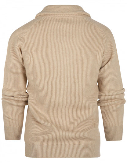 Kameelhaar Sjaalkraagvest | Blond