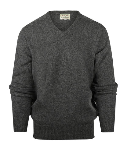 Pullover Lambswool dutch fit v-neck | Cliff