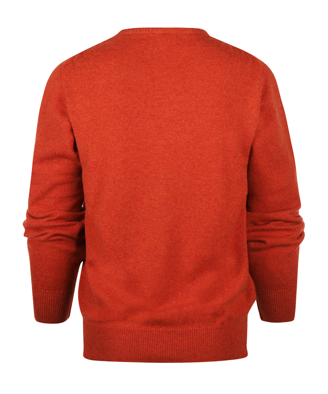 Pullover Lambswool dutch fit v-neck | Brown