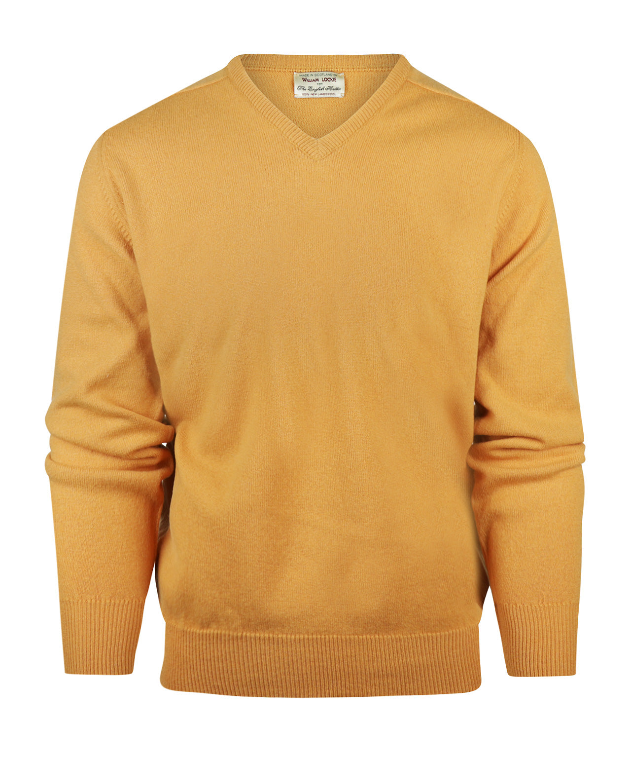 Pullover aus Lammwolle, holländische Passform, V-Ausschnitt | Erntegold