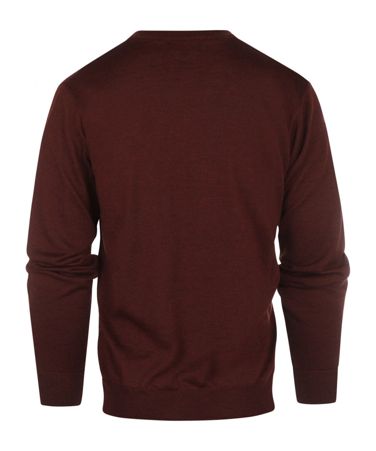 Merino V-Hals Pullover | Bordeaux