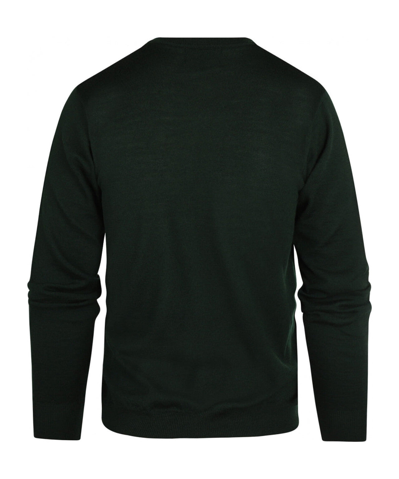 Merino V-Hals Pullover | Fles Groen