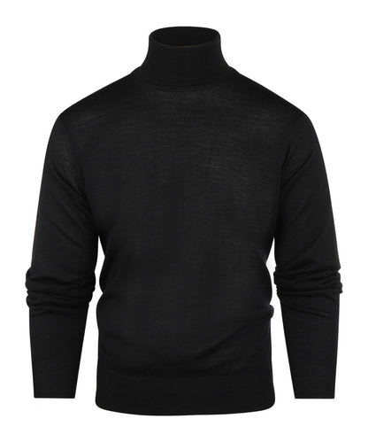 Turtleneck Merino wool | Black